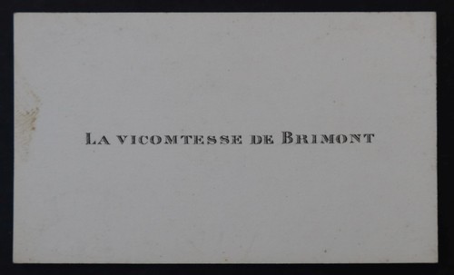 Carte visite noblesse la - carte,