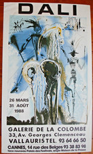 AFFICHE DALI 1988-