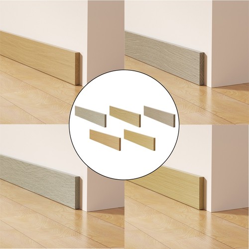 Pour coins muraux plinthe - , bois