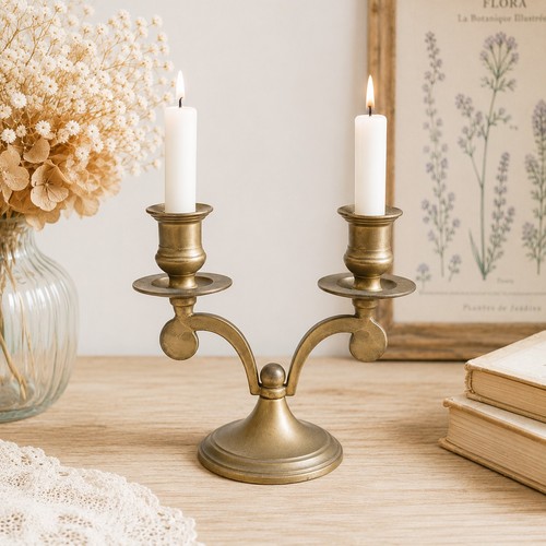 Bougeoir ancien branches en - ancien, 2