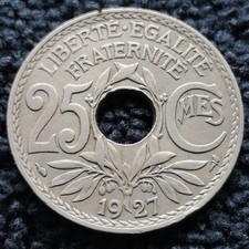 France – 1927 – 25 centimes Lindauer non souligné (N1865) TTB
