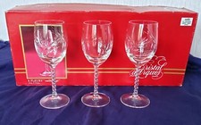 3 VERRES À VIN BLANC CRISTAL