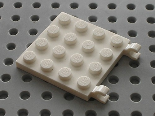 Lego white plate 4 - lego, x