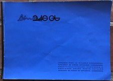 Scaglietti  DINO  246 GT  L-Series  Spare Parts Manual Catalogue  1969 / 1971