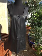 Sublime Robe Cuir D’agneau Noir Modele Ludivine Bash 36 Mise 1 Fois