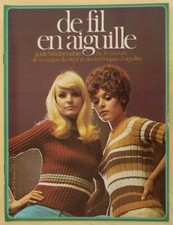 revue tricot - De fil en aiguille n° 5 du 10-11-1971 - à prix très bas