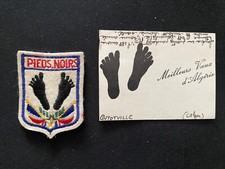 Guerre d'Algérie : Carte et insigne d'un pied noir officier de l'OAS - 1962