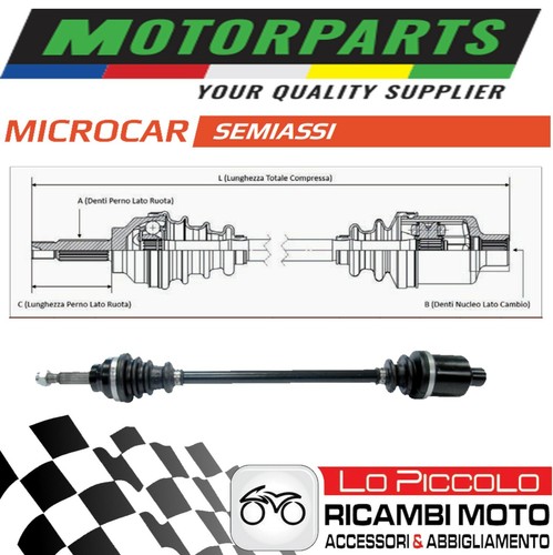 Arbre microcar jdm simpa - jdm, 440