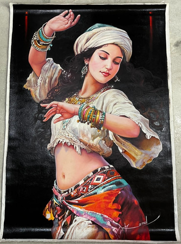 Peinture portrait fait main - portrait,