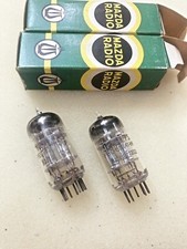 Mazda/Belvu 12AX7S 12AX7A ECC83 Triple Mica Silver Plate NOS Military Purposes