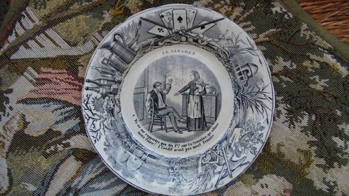 Ancienne assiette parlante - ancienne,