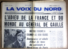 Mort du Général de Gaulle