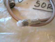 1pcs  Suhner RG400/U 50R Coaxial Cable L : 50cm