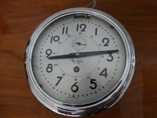 horloge bayard chromée diam. du socle18cm