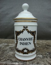 Pot à PHARMACIE , Porcelaine