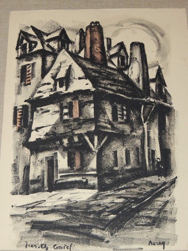Lithographie xxème - lithographie, (1927)