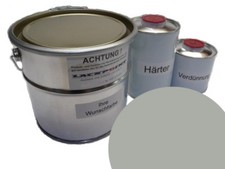 3,5 Litre Set 2K Vernis Voiture Adapté À pour Opel 120 Gris Alaska Ancienne