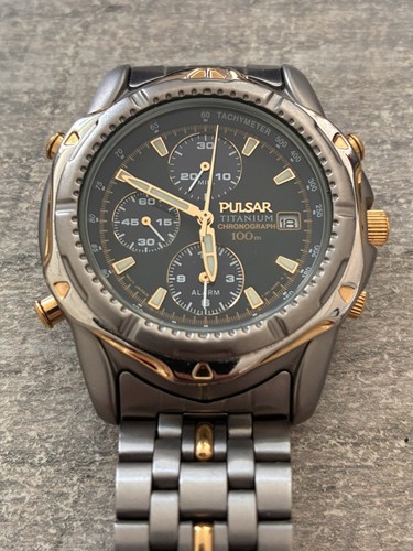 Pulsar titanium chronograph - ,