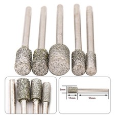 5Pcs Emery Meuleuse Bavure 60
