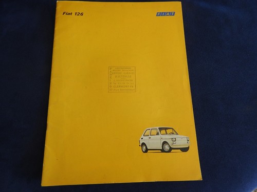 Catalogue fiat 126 1973 - fiat,