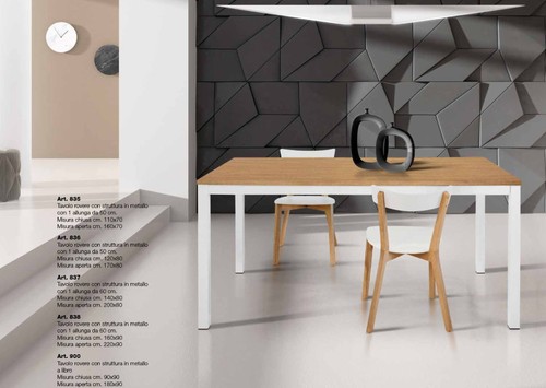 Table extensible rectangulaire - table,