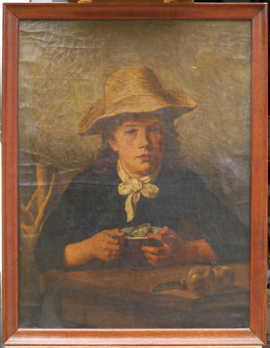 Portrait enfant chapeau - portrait, au
