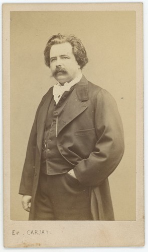 Cdv circa 1865 peintre - cdv, le