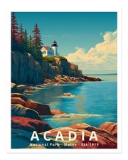 Affiche d'art mural du phare