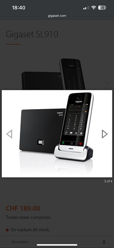 Téléphone fixe tactile - téléphone,