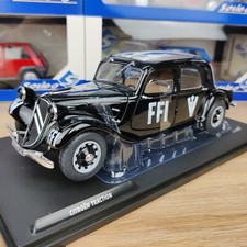 VOITURE SOLIDO CITROEN TRACTION 7 FFI NOIR 1944  1:18 NEUF BOITE S1800908