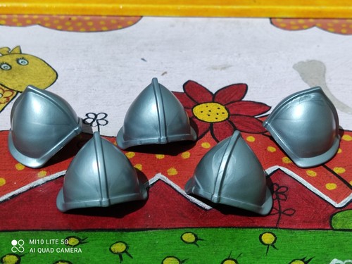 Playmobil casques archer - x5,