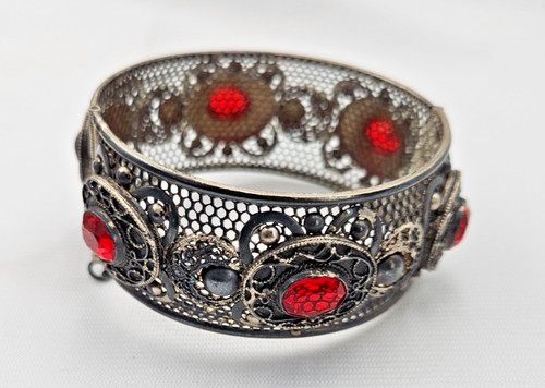 Bracelet manchette filigrane - manchette,
