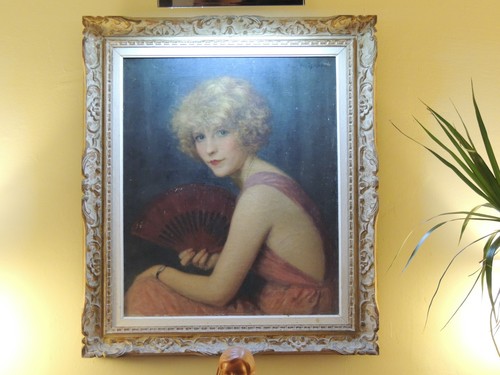 Portrait art deco - art, cadre