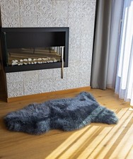 Peau de Mouton Veritable, Naturelle Tapis Peau Mouton, Tapis Fourrure Chambre