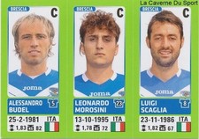 574 BUDEL MOROSINI SCAGLIA ITALIA BRESCIA CALCIO STICKER CALCIATORI 2015 PANINI