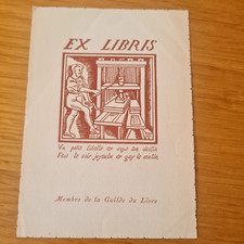 Ex-Libris membre de la guilde du livre
