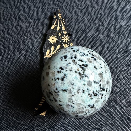 Natural kiwi jasper crystal - natural,