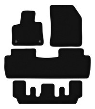 Tapis de sol en velours noir