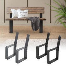 Set pieds banc en métal - set, 2x