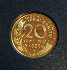 20 CENTIMES 1999 FDC SORTIE DU COFFRET BE