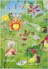 France Bloc feuillet BF 81 Neuf** Orchidées 2005
