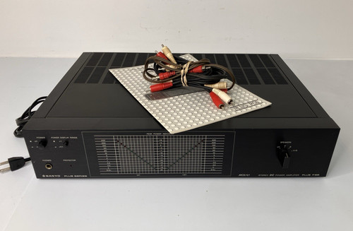 Sanyo power amplifier - power, plus