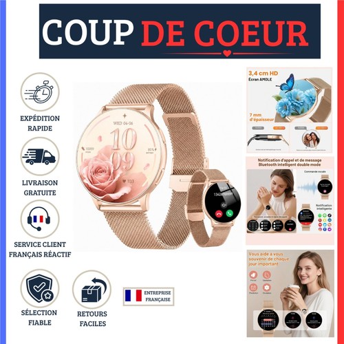 Montre connectée femme