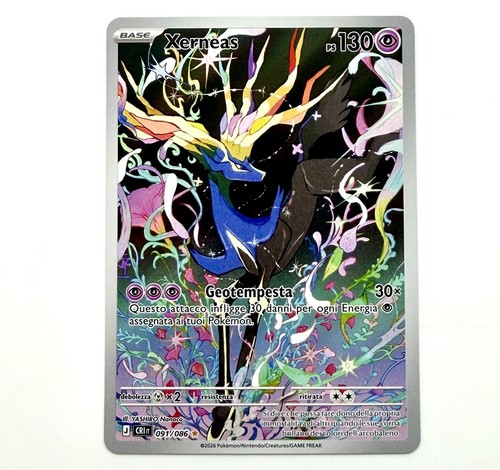 Carte pokémon xerneas 091 - carte, 091/086