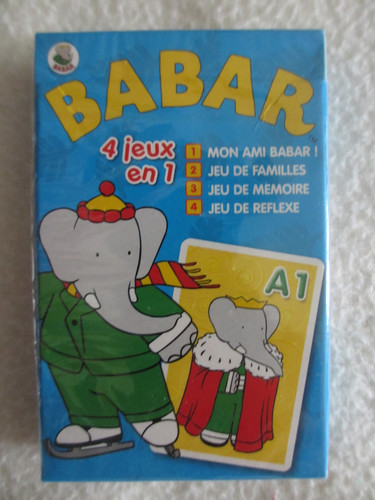 Jeu cartes babar - babar, jeux