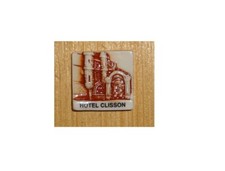 Fève publicitaire Bugat 1998 Hotel Clisson