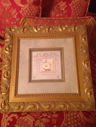 Three inch gold - gold, wall