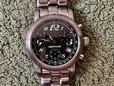 Montre Chronographe MONTBLANC MEISTERSTUCK 7046 - Etat COLLECTION