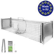 Piège Animaux Humaine Animal Vivant Piège Cage 120x26x26cm Fouine Martre Petigi