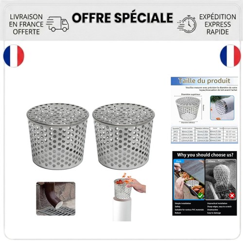 Filtre gouttière acier inox - gouttière,